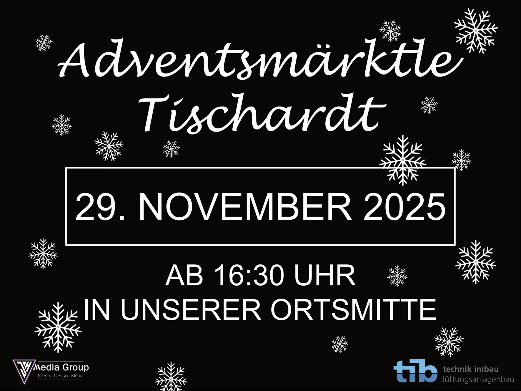 Adventsmärktle Tischardt — Veranstaltungsplakat