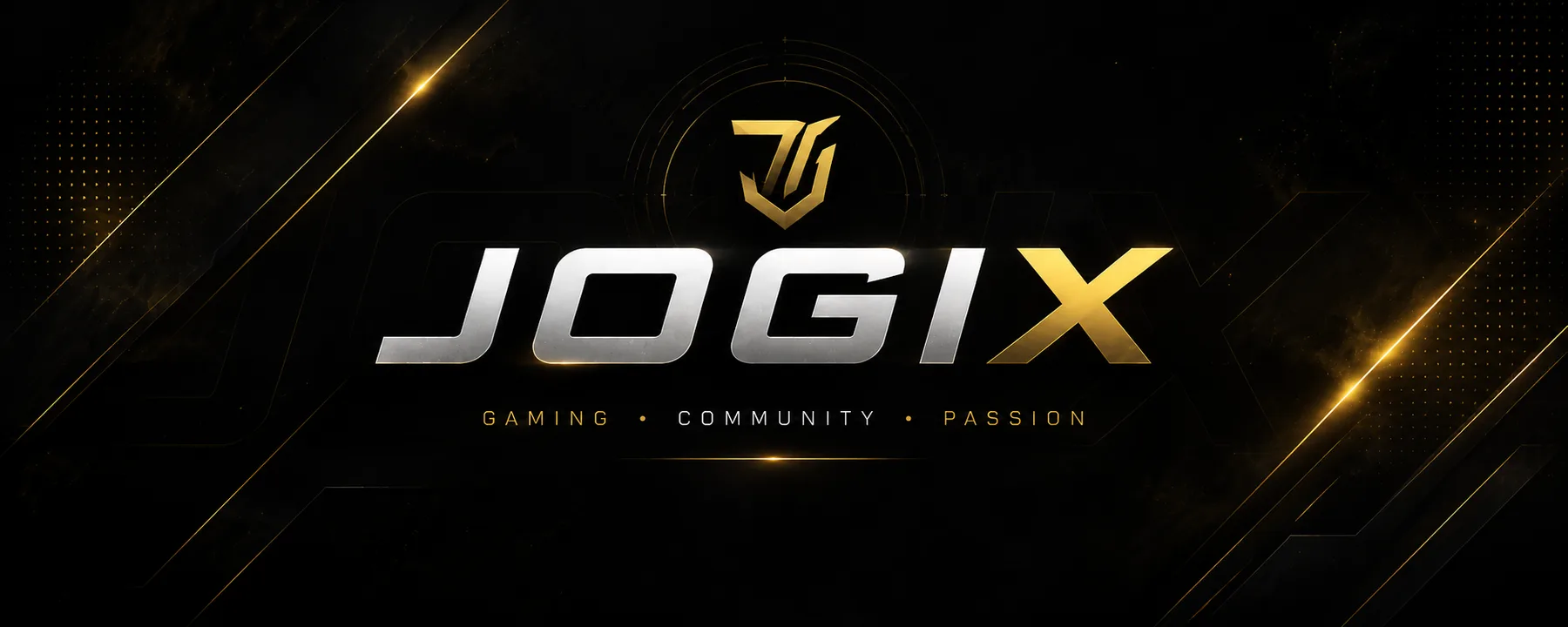 JogiX — Kanalbanner mit Wortmarke und Bildmarke